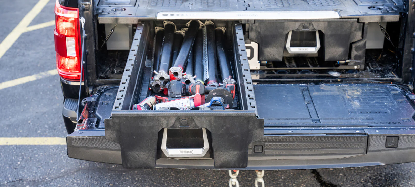 Drawer System + Premium Accessory Pack - 8' with Cab-side Gap - Image 16